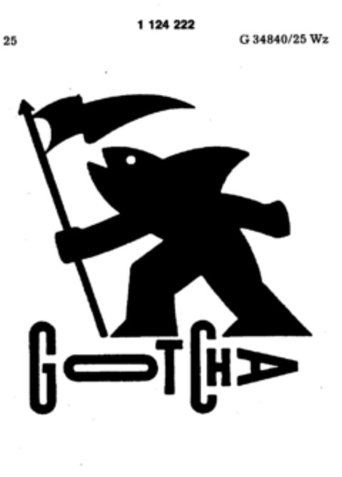 GOTCHA Logo (DPMA, 14.10.1987)