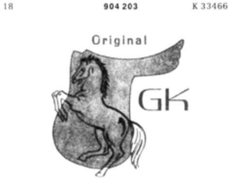 Original GK Logo (DPMA, 20.07.1972)