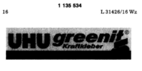 UHU greenit   Kraftkleber Logo (DPMA, 08/18/1988)