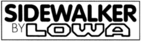 SIDEWALKER BY LOWA Logo (DPMA, 21.06.1993)