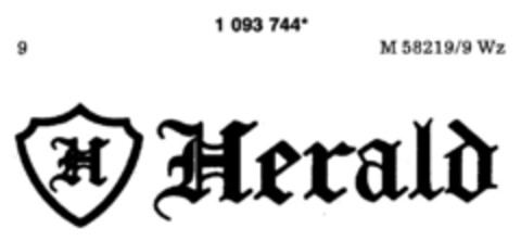 Herald Logo (DPMA, 14.03.1986)