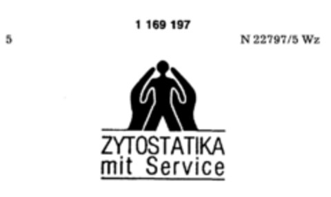 ZYTOSTATIKA mit Service Logo (DPMA, 13.12.1989)