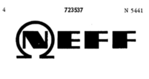 NEFF Logo (DPMA, 13.01.1958)