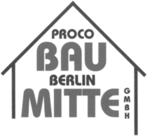 PROCO BAU BERLIN MITTE Logo (DPMA, 02/05/1992)