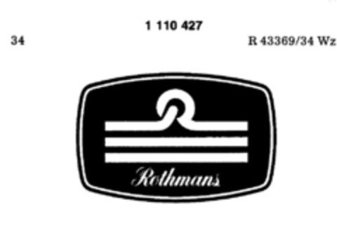 Rothmans Logo (DPMA, 24.07.1985)