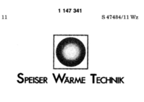 SPEISER WÄRME TECHNIK Logo (DPMA, 11.11.1988)