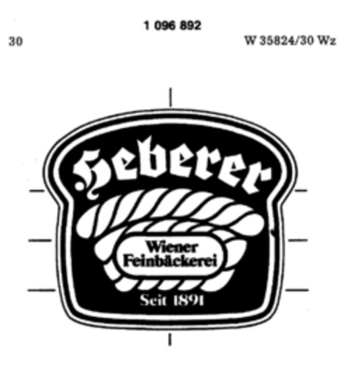 Heberer Wiener Feinbäckerei Logo (DPMA, 21.01.1986)