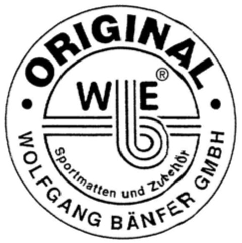 ORIGINAL WEb Sportmatten und Zubehör WOLFGANG BÄNFER GMBH Logo (DPMA, 09/25/1991)