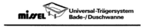 missel Universal-Trägersystem Bade-/Duschwanne Logo (DPMA, 19.04.2000)
