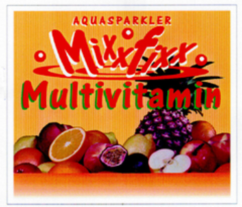 AQUASPARKLER Mixxfixx Multivitamin Logo (DPMA, 03/01/2001)