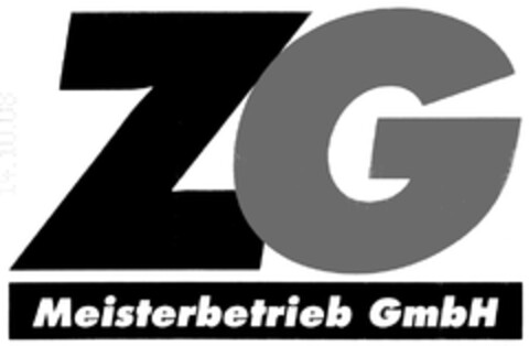 ZG Meisterbetrieb GmbH Logo (DPMA, 14.10.2008)