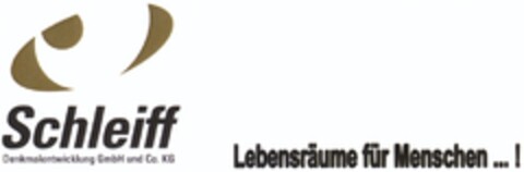 Schleiff Lebensräume für Menschen ... ! Logo (DPMA, 12.08.2009)