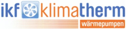 ikf klimatherm wärmepumpen Logo (DPMA, 17.11.2009)