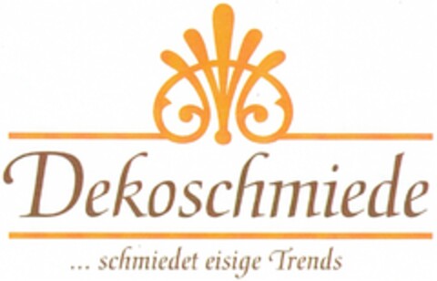 Dekoschmiede ...schmiedet eisige Trends Logo (DPMA, 25.06.2010)