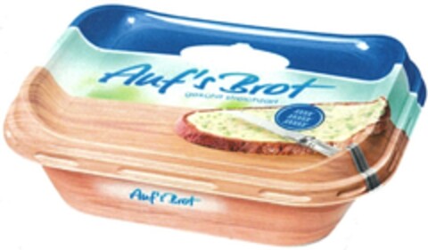 Auf's Brot gekühlt streichzart Auf's Brot Logo (DPMA, 27.08.2013)