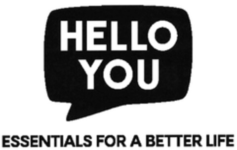 HELLO YOU ESSENTIALS FOR A BETTER LIFE Logo (DPMA, 11.08.2021)