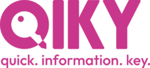 QIKY quick. information. key. Logo (DPMA, 09/15/2023)