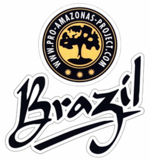Brazil WWW.PRO-AMAZONAS-PROJECT.COM Logo (DPMA, 23.04.2004)