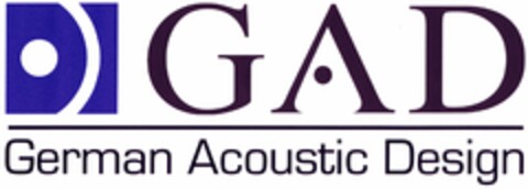 GAD German Acoustic Design Logo (DPMA, 09/21/2004)