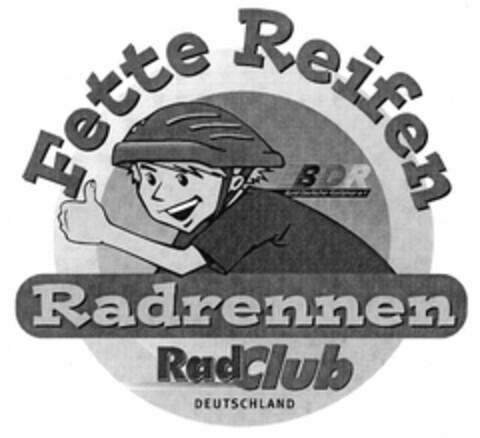 Fette Reifen Radrennen RadClub DEUTSCHLAND Logo (DPMA, 04/27/2006)