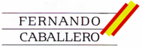 FERNANDO CABALLERO Logo (DPMA, 30.08.1996)