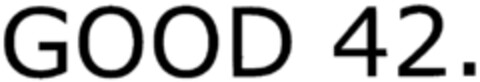 GOOD 42. Logo (DPMA, 20.06.1997)