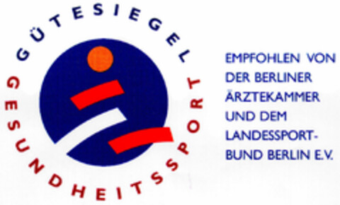 GÜTESIEGEL GESUNDHEITSSPORT Logo (DPMA, 10/30/1997)