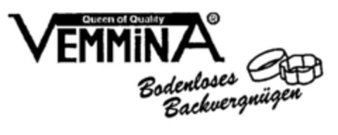 Queen of Quality VEMMINA Bodenloses Backvergnügen Logo (DPMA, 06/02/1998)