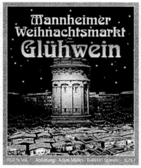 Mannheimer Weihnachtsmarkt Glühwein Logo (DPMA, 04.11.1998)