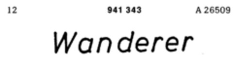 Wanderer Logo (DPMA, 09.11.1974)