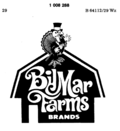 Bil Mar Farms BRANDS Logo (DPMA, 20.09.1979)