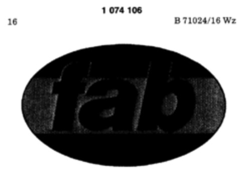 fab Logo (DPMA, 08.09.1982)