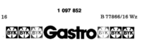 BYK Gastro Logo (DPMA, 10/11/1985)