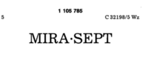 MIRA SEPT Logo (DPMA, 06/15/1983)