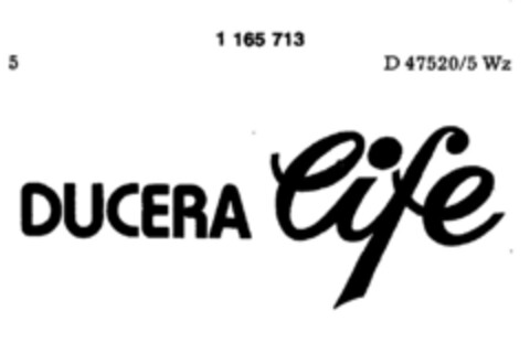 DUCERA life Logo (DPMA, 01/23/1990)