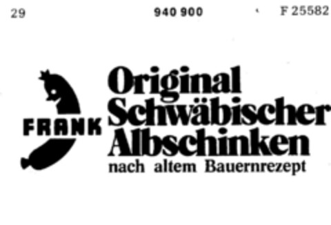 Original Schwäbischer Albschinken Logo (DPMA, 11/29/1974)