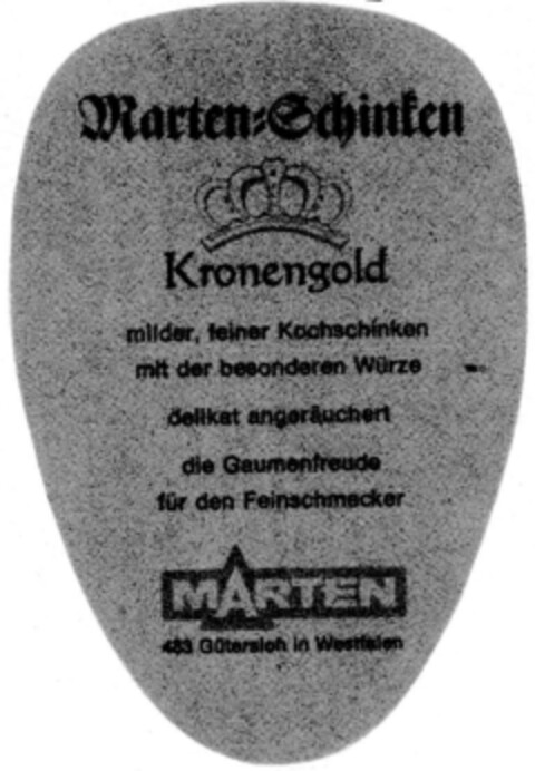 Marten=Schinken Logo (DPMA, 09/22/1971)