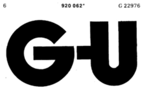 G -U Logo (DPMA, 17.01.1974)