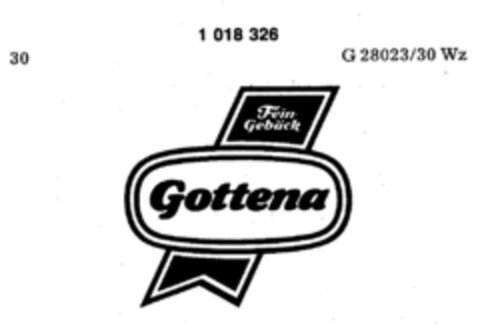 Gottena Fein-Gebäck Logo (DPMA, 06.06.1980)