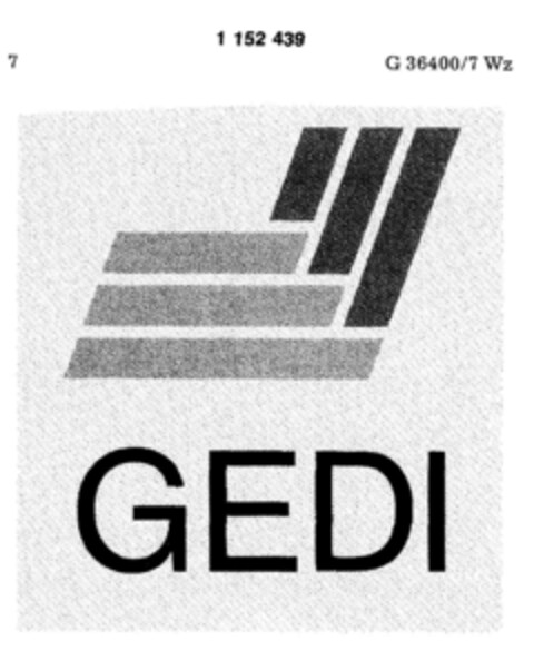 GEDI Logo (DPMA, 07.02.1989)