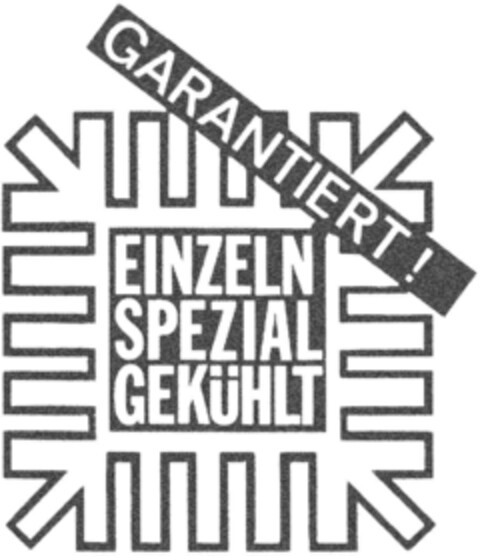 EINZELN SPEZIAL GEKÜHLT Logo (DPMA, 06/26/1992)