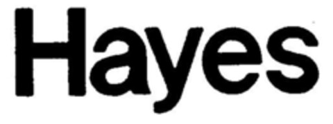 Hayes Logo (DPMA, 13.08.1983)