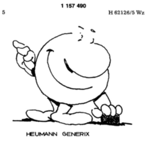 HEUMANN GENERIX Logo (DPMA, 21.08.1989)