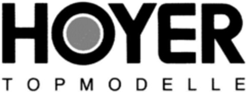 HOYER T O P M O D E L L E Logo (DPMA, 28.10.1991)