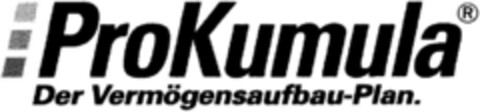 ProKumula Der Vermögensaubau-Plan. Logo (DPMA, 12.05.1993)