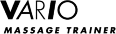 VARIO MASSAGE TRAINER Logo (DPMA, 02/11/1994)