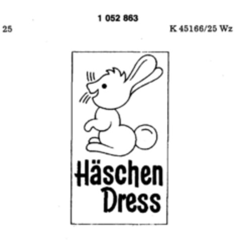 Häschen Dress Logo (DPMA, 05.11.1982)