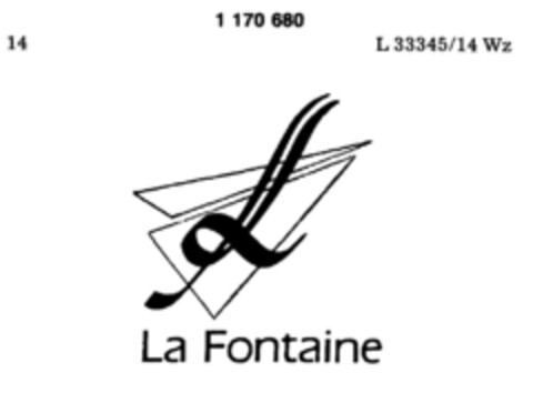 La Fontaine Logo (DPMA, 21.03.1990)