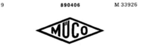 MÜCO Logo (DPMA, 09.03.1971)