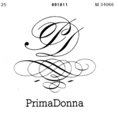 PrimaDonna Logo (DPMA, 07.04.1971)